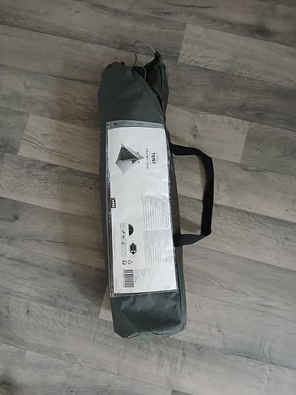 Tält grönt i bärväska