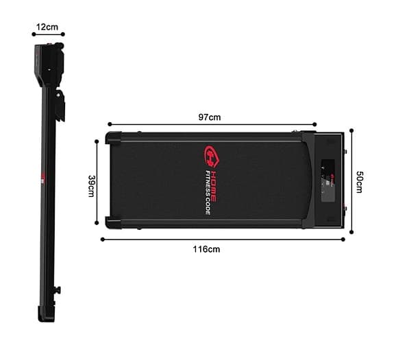 Helt nytt löpband, 10km/h & 5 % lutning svart