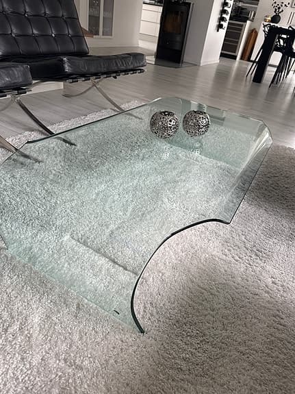 Soffbord i glas