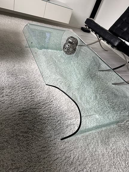 Soffbord i glas