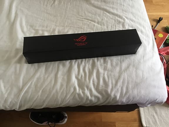 Asus ROG musmatta stor svart röd
