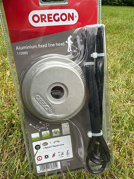 Trimmerhuvud Oregon och extra lina/tråd