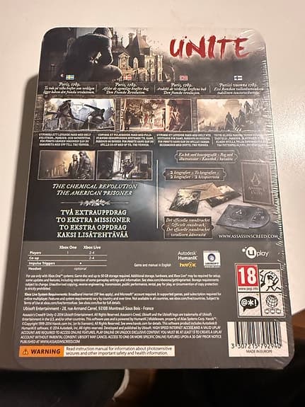 Ubisoft Assassin's Creed Unity Bastille Edition Xbox One spel