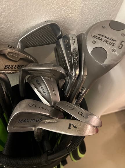 Forgan Maxplus Bullet golfklubbor med golfbag