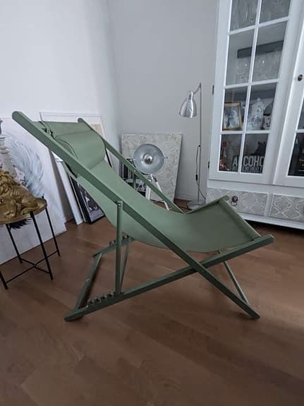 Fällbar solstol grön