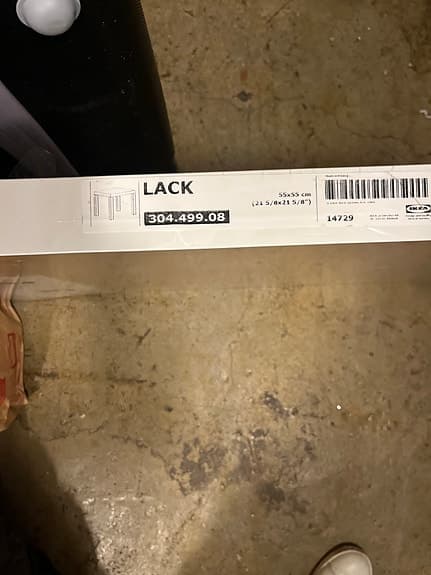 Lack bord från ikea helt nytt i kartong