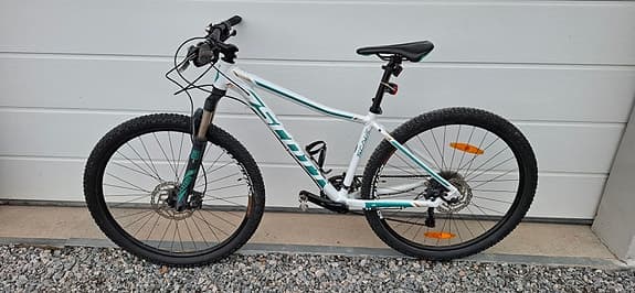 Scott Aspect 720 mountainbike 29" M vit/turkos unisex