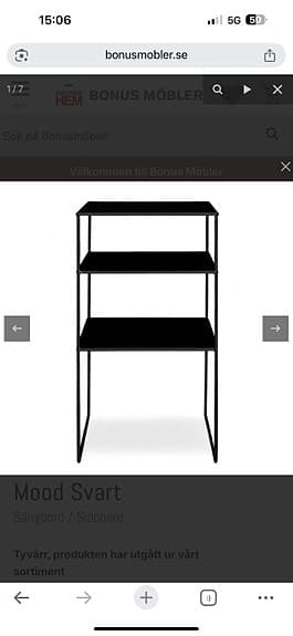 MOOD sidobord samt nattduksbord