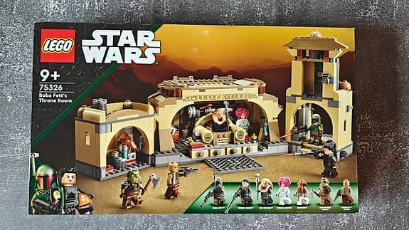 LEGO 75326 Star Wars Boba Fett’s Throne Room – Oöppnad