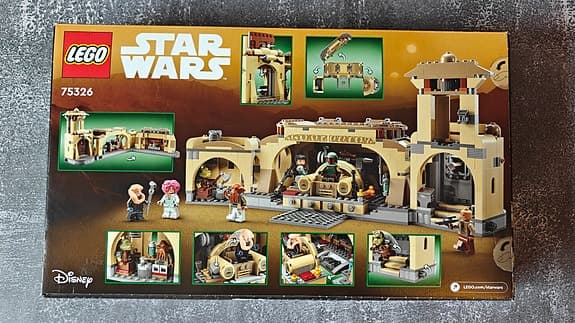 LEGO 75326 Star Wars Boba Fett’s Throne Room – Oöppnad