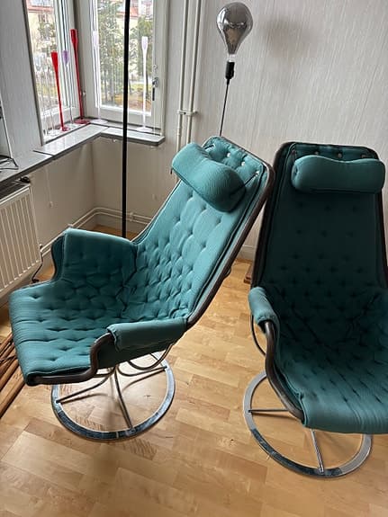 DUX Bruno Mathsson JETSON fåtöljer, två stycken