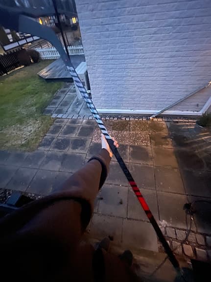 Warrior hockeyklubba svart