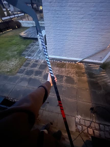 Warrior hockeyklubba svart