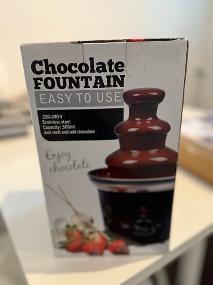 KitchenAid chokladfontän rostfritt stål
