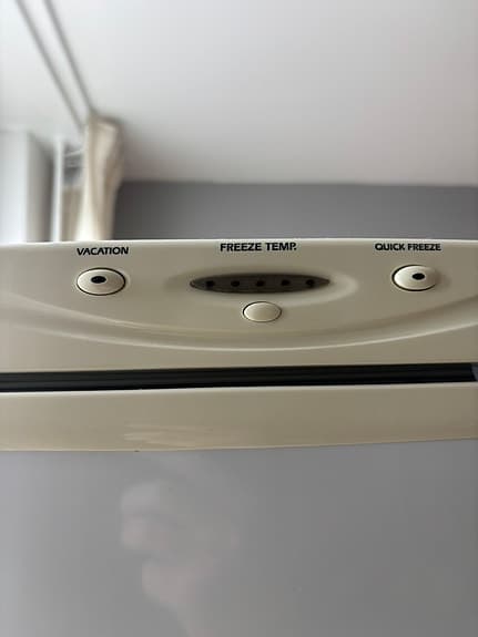 LG kombiskåp kyl och frys vit