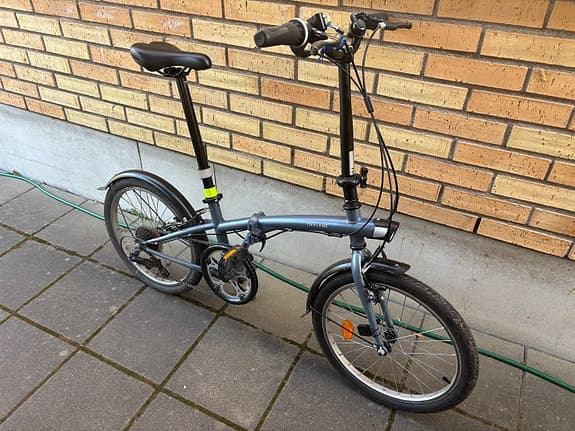 Hopfällbar cykel B'twin 20" Decathlon