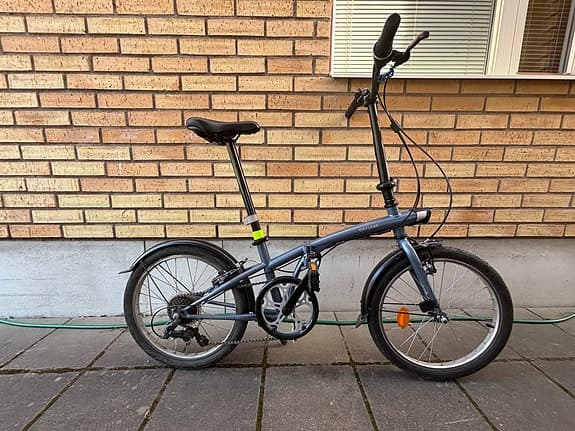 Hopfällbar cykel B'twin 20" Decathlon