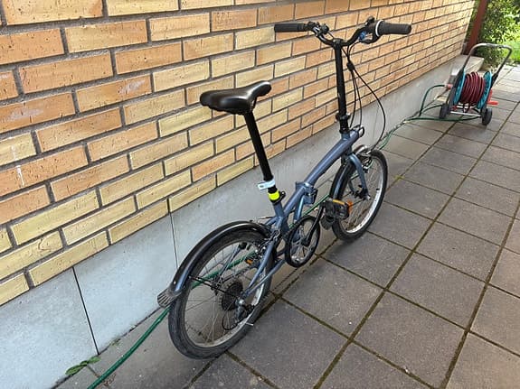 Hopfällbar cykel B'twin 20" Decathlon