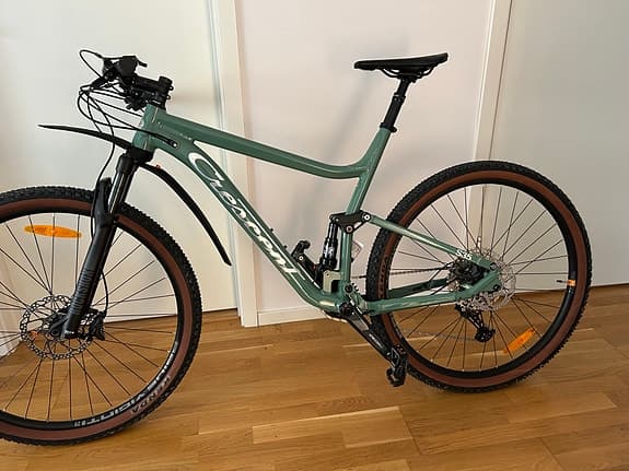 Crescent heldämpad mountainbike 29" herr storlek L grön