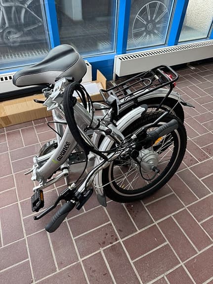 Avance Elcykel -ihopfällbar