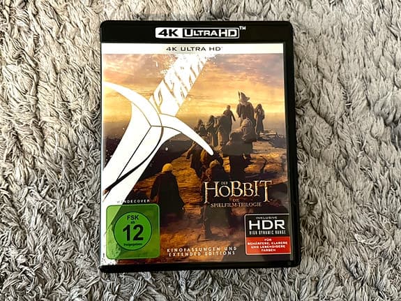 The Hobbit Trilogy 4K UHD Tysk utgåva (Extended+Standard)