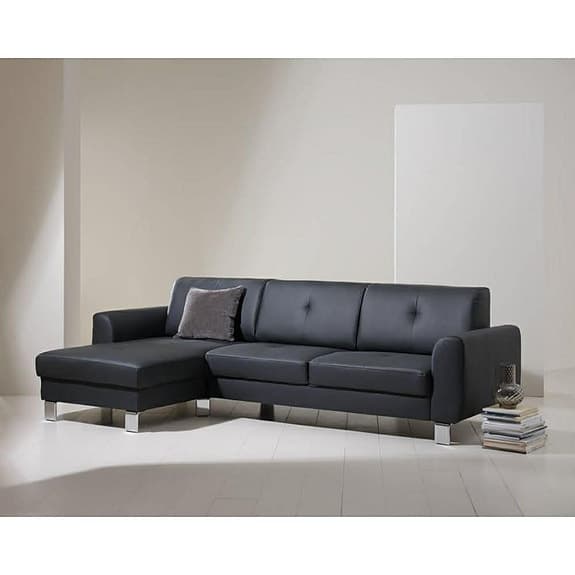 Schäslongsoffa med bord