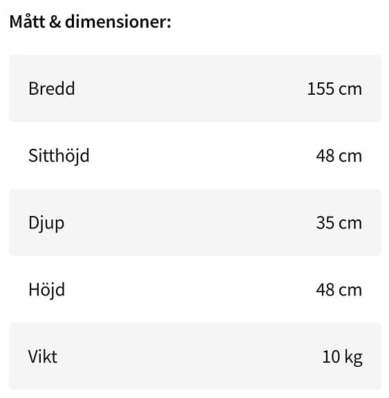 Mio Woodenforge bänk
