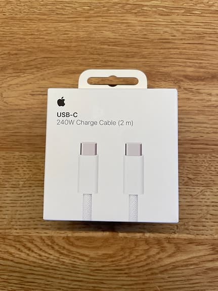 Apple USB‑C laddare 240W 2 m vit