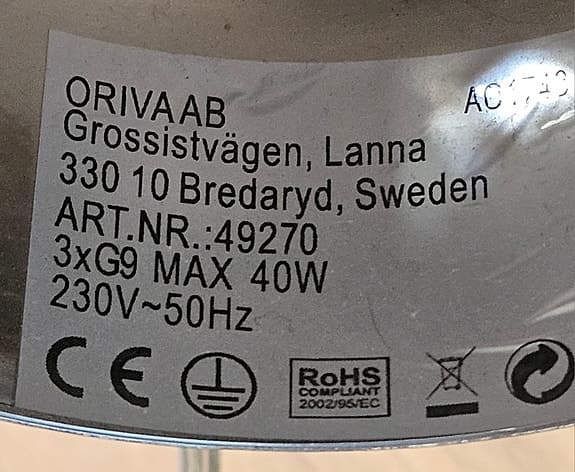 ÄGGET takpendel kristall + vägg-/bordslampa