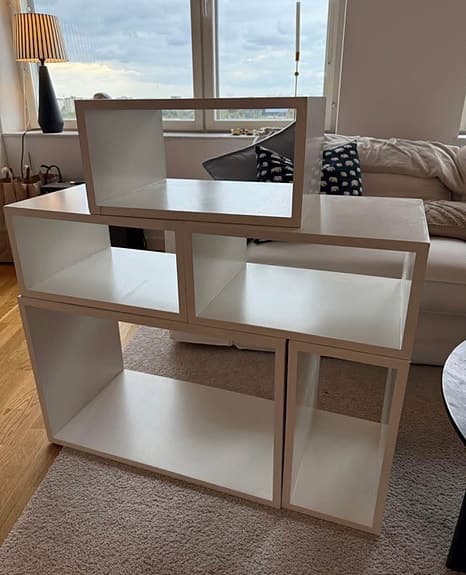 Muuto stacked hyllsystem vit