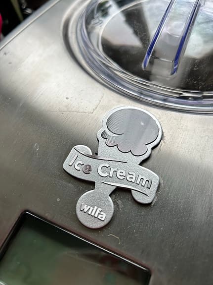 Wilfa Ice Cream glassmaskin rostfritt stål