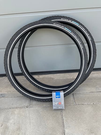 2st Vinterdäck till cykel 24"