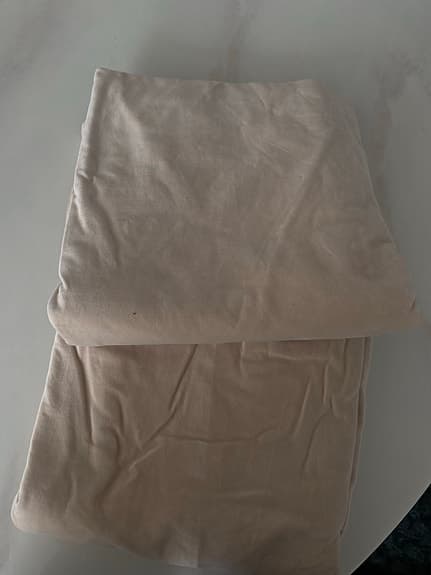 Jotex gardiner beige bomull