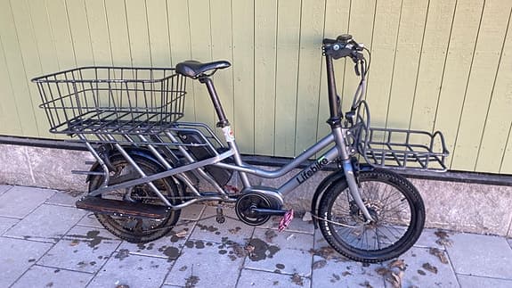 Longtail Lifebike cargo bike Nyservad
