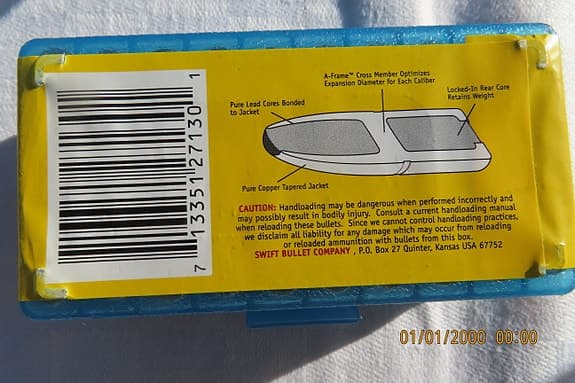 Cal. 270 W jakt kuler