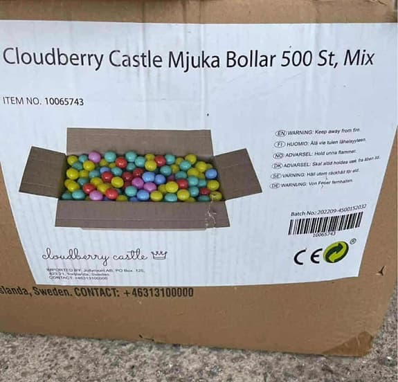 Cloudberry Castle Mjuka Bollar 500 St, Mix.