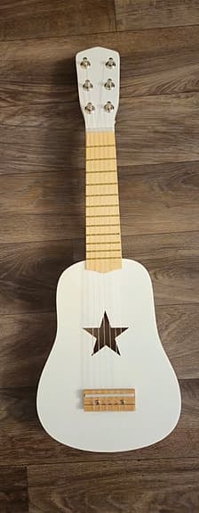 Leksakguitarr barn vit från kids concept