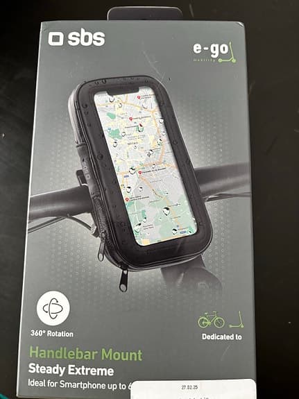 GoGo cykelhållare mobil 360° rotation svart