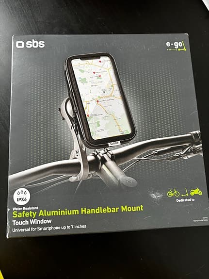 SBS Safety Aluminium Handlebar Mount cykelhållare för smartphone