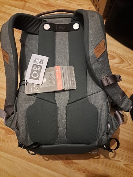 Peak Design Everyday Zip 20l ash ny!