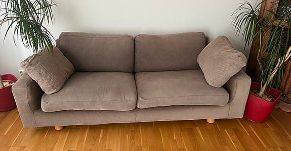 2,5 sits fräsch, fin och bekväm soffa