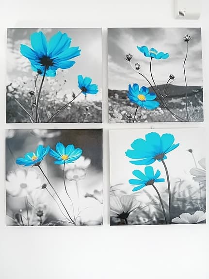 Blomstermotiv Väggdekoration