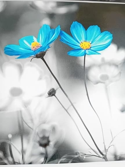 Blomstermotiv Väggdekoration