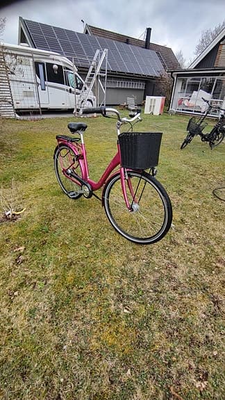 Crescent stadscykel 51 cm rosa