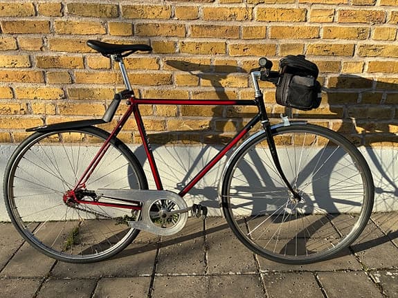 Single speed 28" Fotbroms