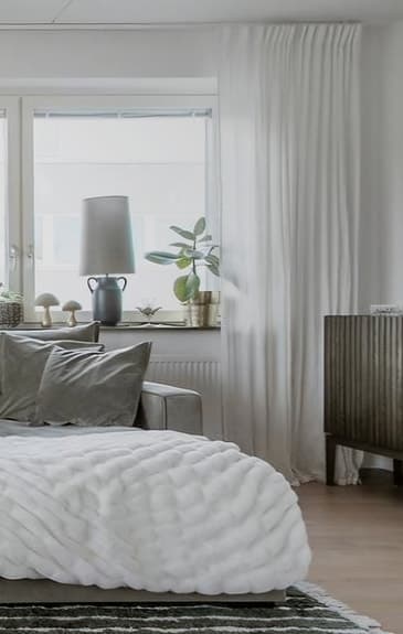 Bomullsgardiner 4 st