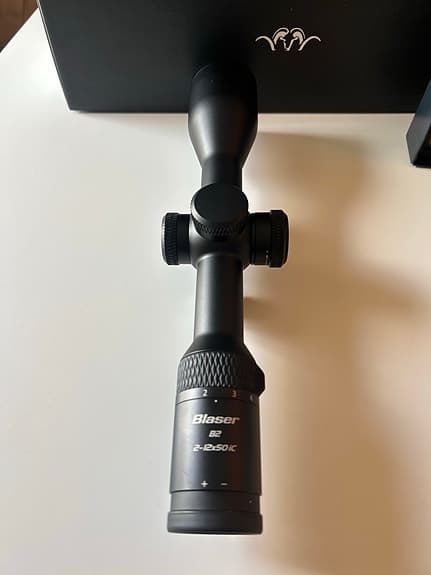 Blaser b2 2-12x50, Ink Blaser skenmontage, ballistiskt torn