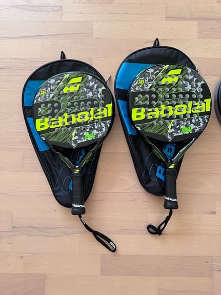 2st Babolat Rival padelracket kamouflage grön/svart med fodral