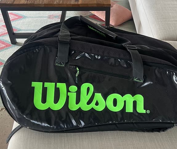 Wilson tour bag svart/grön