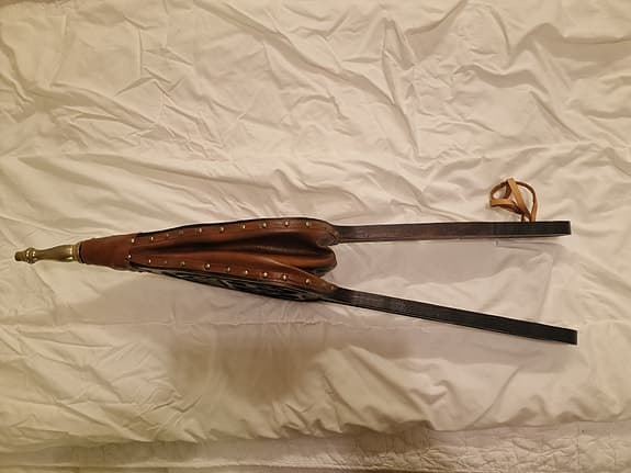 Blåsbälg för eldstad